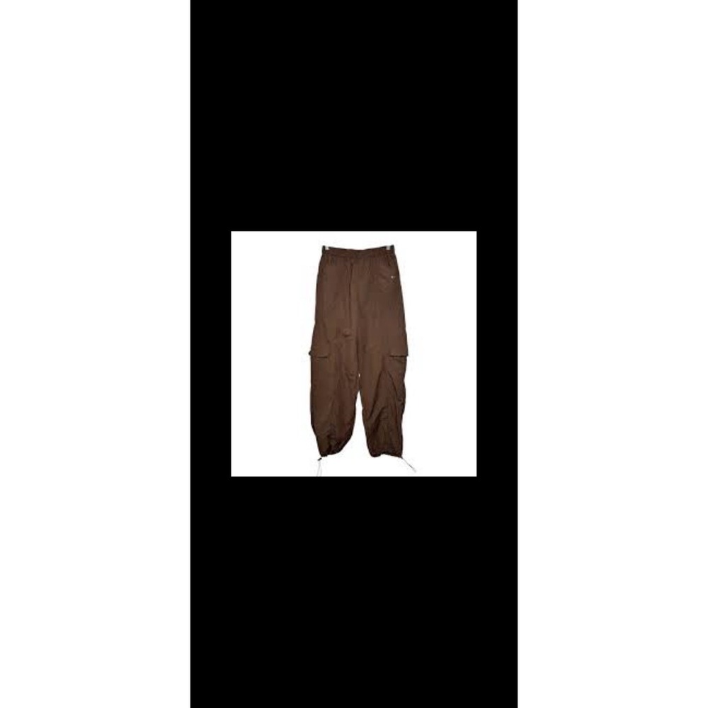 WILO The Label Brown Parachute Cargo Pants Elastic
Waist Small EUC